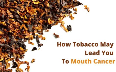 How Does Tobacco Cause Mouth Cancer