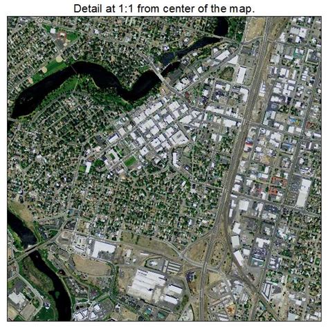 Aerial Photography Map Of Bend Or Oregon