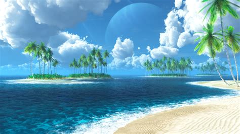 Download Exotic Ocean Island Wallpaper Hd Desktop By Thomaskoch
