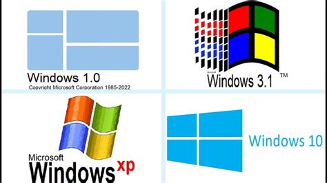Windows 10 Windows 31 Windows Xp Windows 10 Logo In Ms Paint Draw
