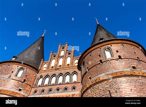 Holsten Gate In The Hanseatic City Of Lubeck Hi Res Stock Photography