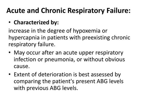 Ppt Respiratory Failure And Acute Respiratory Distress Syndrome