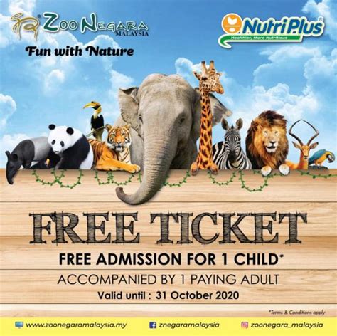 Zoo negara is first local zoo in kuala lumpur which is run by malaysian zoological society. NutriPlus FREE Zoo Negara Child Ticket Promotion (valid ...