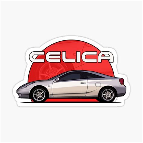 Toyota Celica T23 Mythical Car Sticker For Sale By Ichigodesign