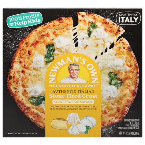 Save On Newmans Own Stone Fired Crust Pizza Quattro Formaggi Order Online Delivery Giant