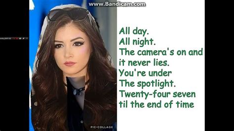 Big Time Rush Famous Lyrics Chrissy Christina In Famous Lyrics Chrissy Costanza