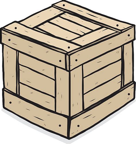 Royalty Free Cartoon Of The Wood Crate Texture Clip Art Vector Images