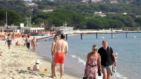 Plage De Tahiti Saint Tropez Youtube