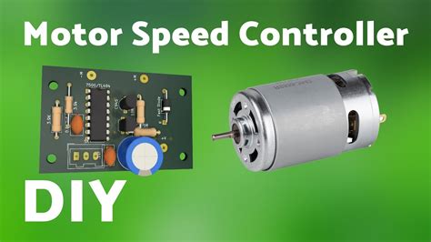 How is dc motor speed control circuit made? Motor Speed Controller DIY - YouTube