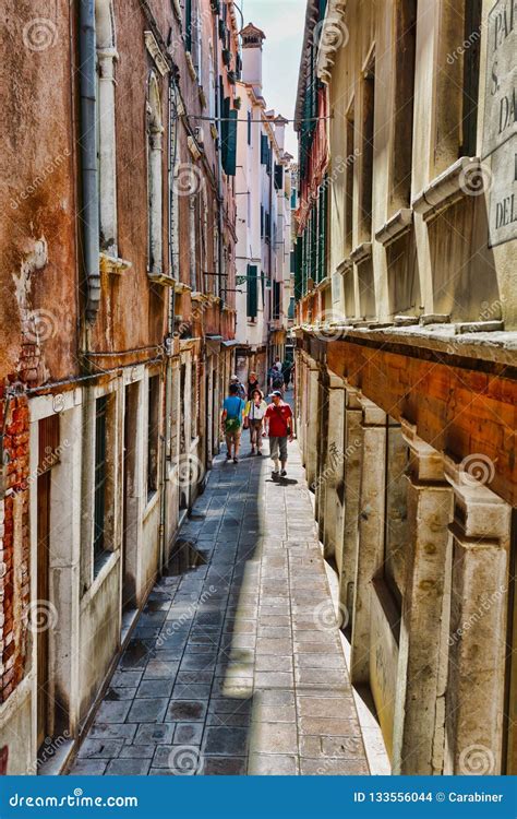 Narrow Street In The Old Town In Italy Editorial Stock Image Image Of