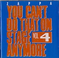 Album You can t do that on stage anymore vol 4 de Frank Zappa sur CDandLP