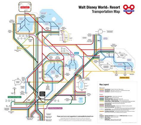 This map shows the nba campus at walt disney world resort. How to navigate with Disney World transportation - PREP007