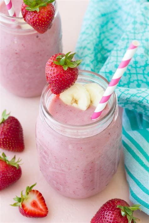 Healthy Strawberry Banana Smoothie