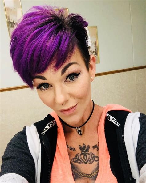 7 Superb Purple Ombre Hairstyle For Short Haired Divas