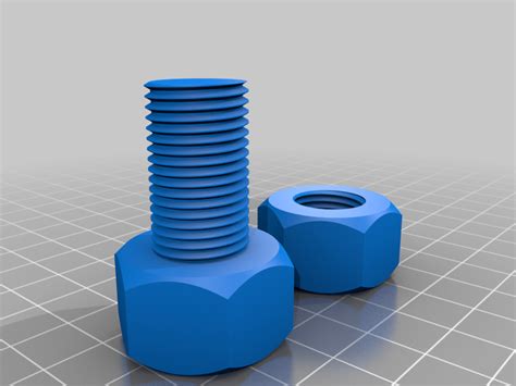 Free Stl File Nuts And Bolt 🔩・3d Print Design To Download・cults
