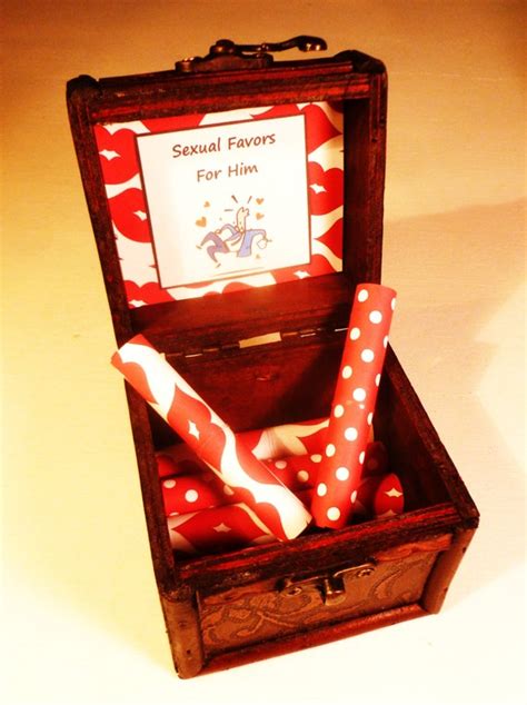 Sexual Favors Scroll Box Wood Chest Filled With By Flirtycreations