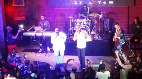Skales And Banky W On Stage Performing Am A Badest Boy Youtube