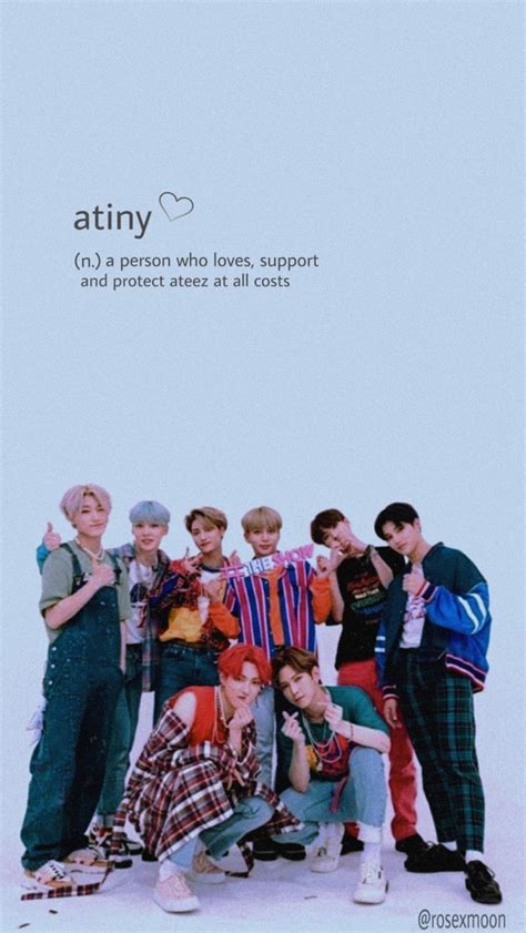 Blue Ateez Ateez Aesthetic Pc Wallpaper Images And Photos Finder