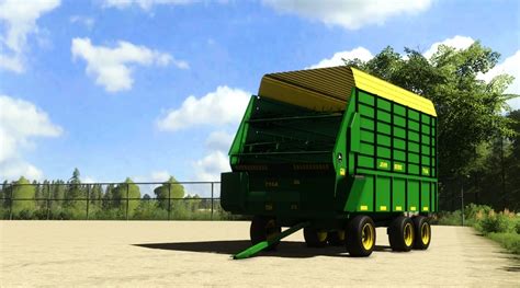 John Deere 716a Forage Wagon V10 Fs19 Mod