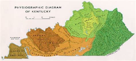 Physiographic Map Of Kentucky