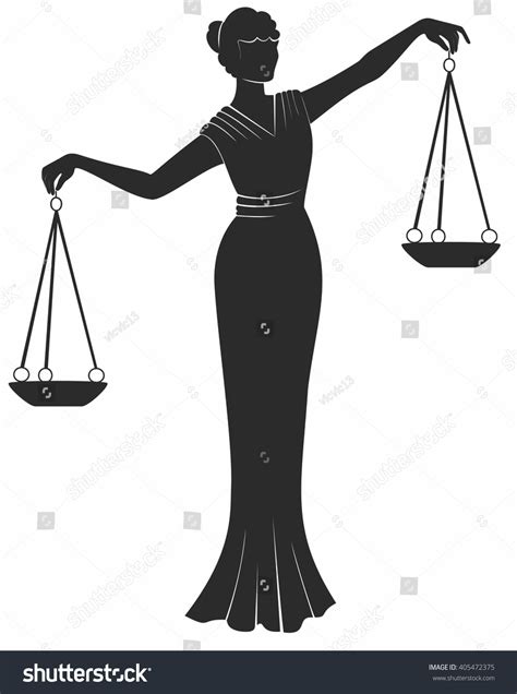 Libra Lady Justice Equality Balance Right For A Fair Trial Stock