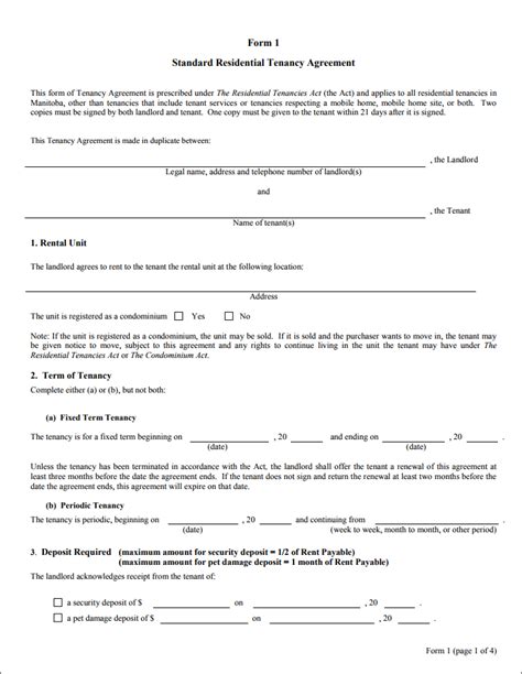 Tenancy agreement is very important for both of the landlord and tenant. Tenancy Agreement Templates - Free Download, Edit, Print ...