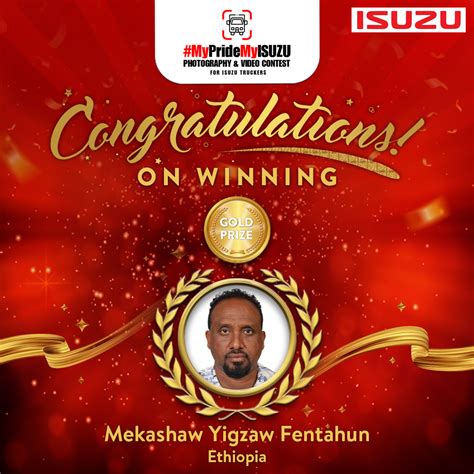 Congratulations To All Winners Of Mypridemyisuzu A Social Media