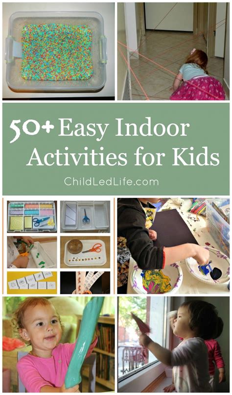 Find your family fun things to do. 50+ Easy Indoor Activities for Kids