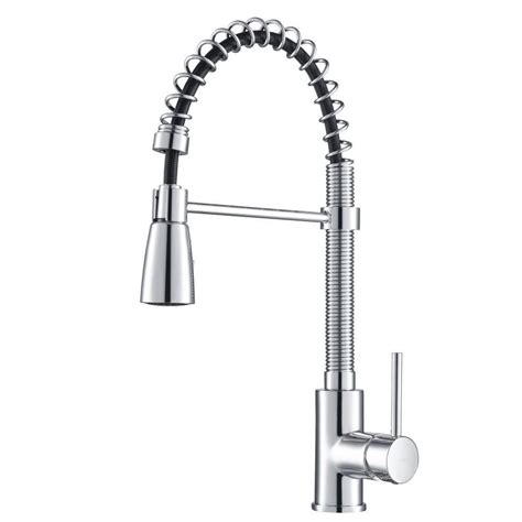 A wide variety of kraus kitchen faucets options are available to you, such as style, design style, and warranty. Kraus Premier Kitchen Faucet Chrome 1-Handle Deck Mount ...