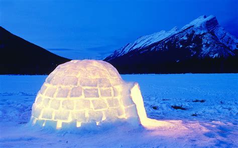 Snowy Pictures Igloo Village Igloo