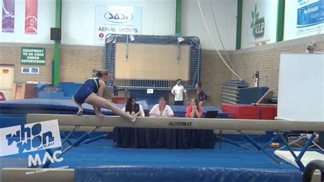 Gymnastics Jess From Koorana On Beam Youtube