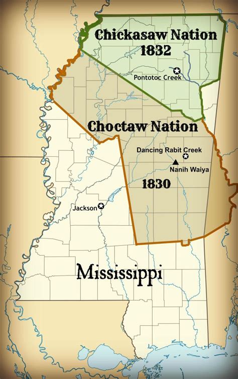 The Chickasaw Cession Hill Country History Mississippi History