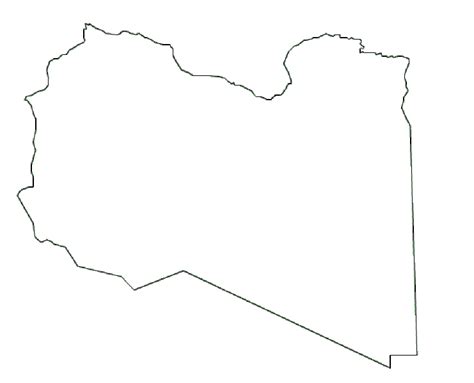 Libya Map Terrain Area And Outline Maps Of Libya Countryreports
