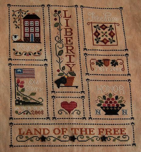 Schemes of embroideries for every taste. A pattern by Little House Needleworks... it's absolutely one of the best Americana cross stitch ...