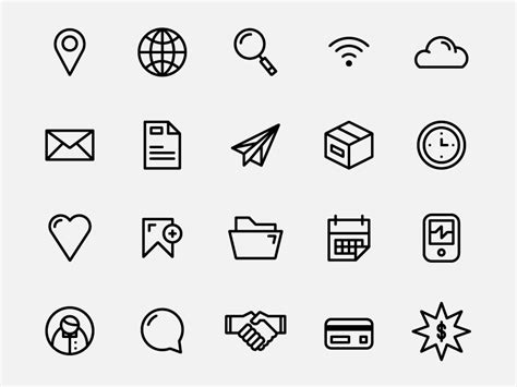Simple Icon Set Icons Fribly