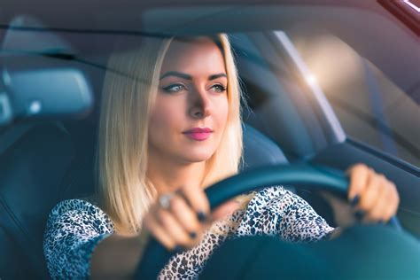 Young Woman Driving A Car Craw Kan Telephone Cooperative