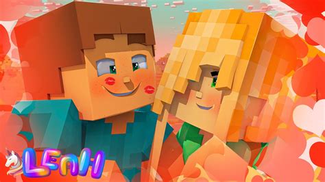 Minecraft Life Of Steve And Alex Kissing On The First Date Youtube