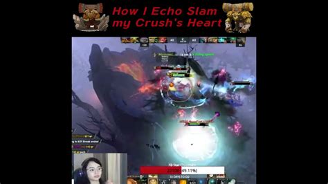 earthshaker echo slam dota 2 highlights youtube