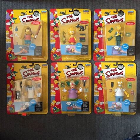 Lot Of 16 World Of Springfield Simpsons Figures Bart Simpson Homer Wos Ordersalecwpg