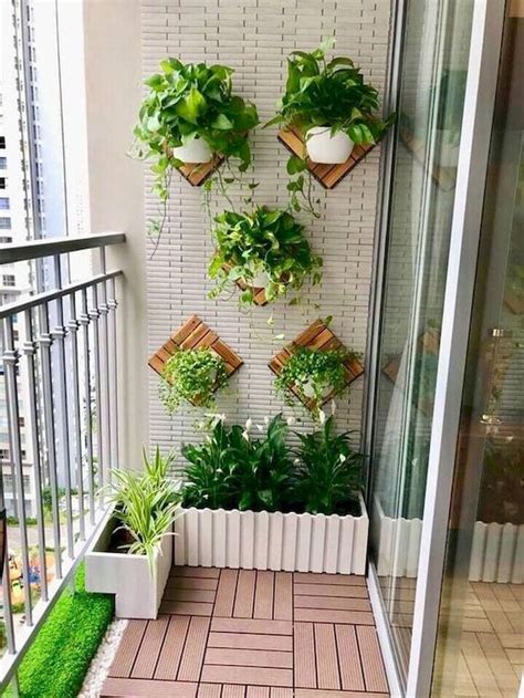 60 Small Apartment Balcony Garden Design Ideas Small Balcony Garden