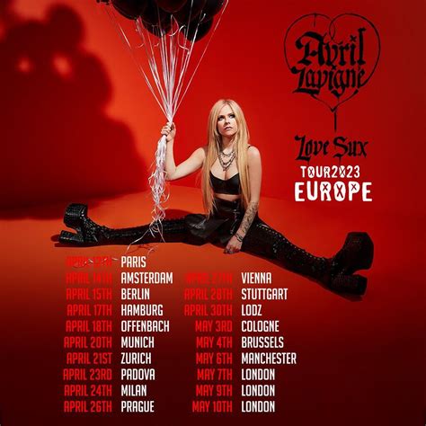 Avril Lavigne Love Sux Europatour Eventarmy
