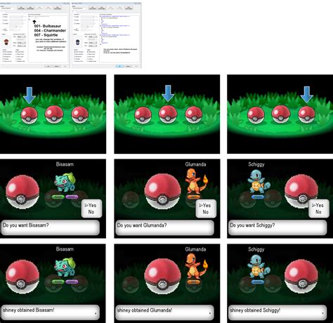 Pokemon Starter Selection For Essentials Script By Shiney570 On