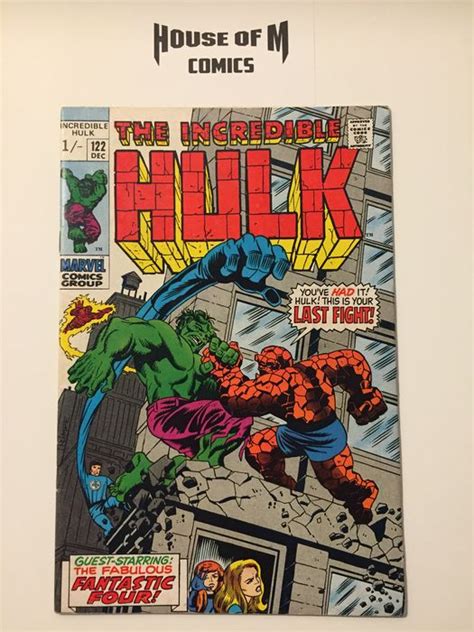 Incredible Hulk 122 Hulk Vs The Thing Appearance Catawiki