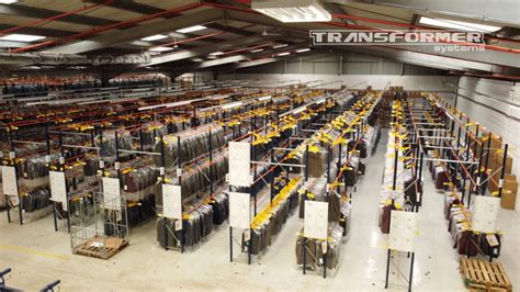 Warehouse Garment Handling Storage Transformer Storage Systems
