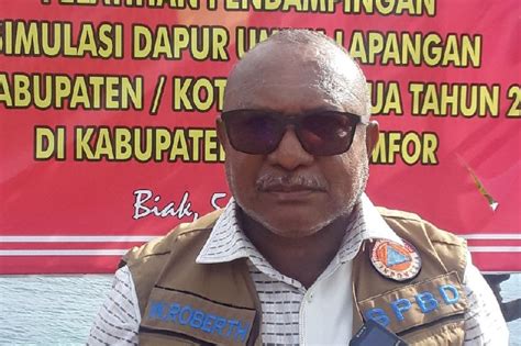 Bpbd Papua Simulasi Dapur Umum Lapangan Bencana Di Kabupaten Biak