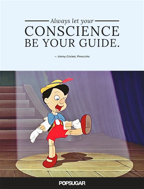Always Let Your Conscience Be Your Guide Best Disney Quotes