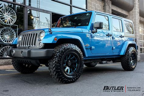 Jeep Wrangler With 17in Black Rhino Thrust Wheels Exclusively From