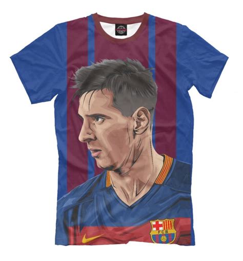Lionel Messi T Shirt High Quality Graphic Tee Mens Etsy