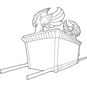 King david dancing rejoicing because priests stock illustration. The Ark of the Covenant Coloring Page | Sunday school ...