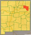 Map of Harding County, New Mexico